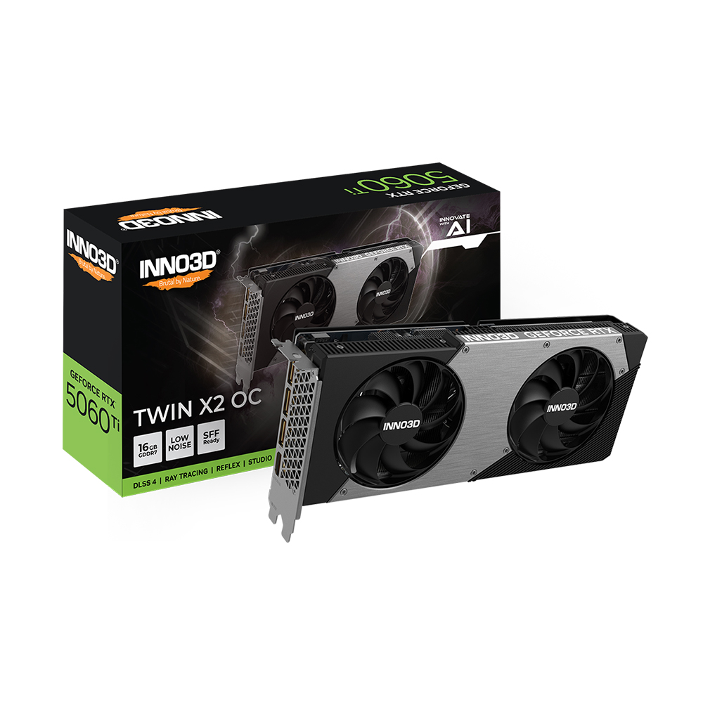 VGA INNO3D GEFORCE RTX 5060 Ti 16GB TWIN X2