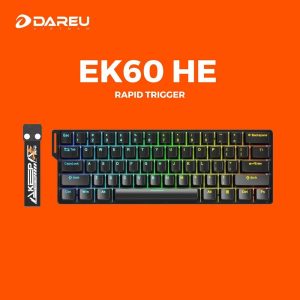 Bàn phím cơ DAREU EK60 HE BLACK (Fire Magnetic Switch)