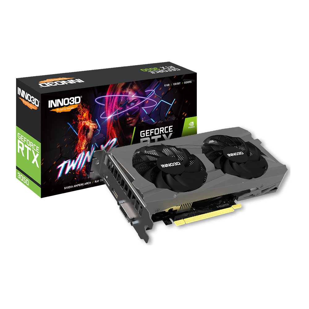 VGA INNO3D RTX 3050 6GB TWIN X2