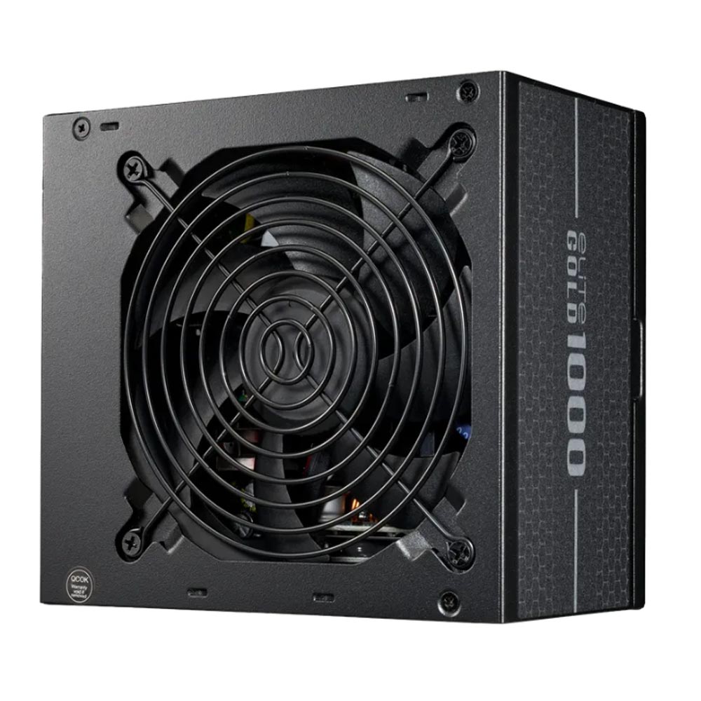 Nguồn Cooler Master ELITE Gold 1000 FM A/EU cord (1000W/ 80 Plus Gold/ Full-Modular/ ATX/ Đen)  (BH 60T)