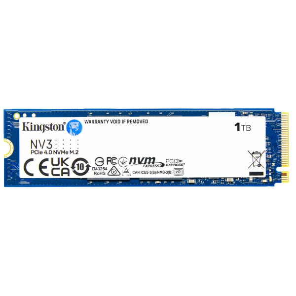 SSD Kingston 1000G Gen 4x4 NVMe PCIe (SNV3S/1000G)  (BH 60T)